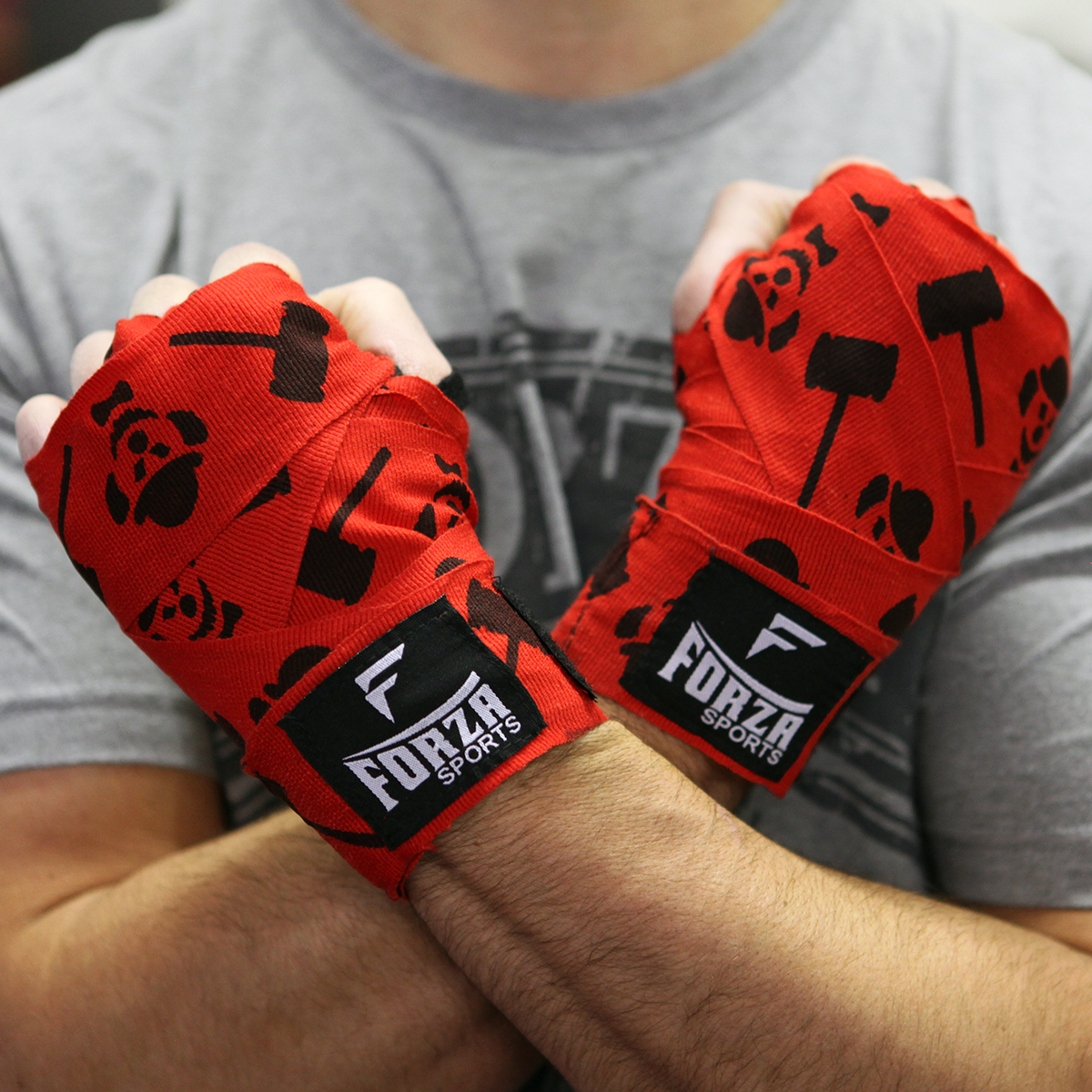 Forza Sports 180" Mexican Style Boxing and MMA Handwraps Clown Red eBay